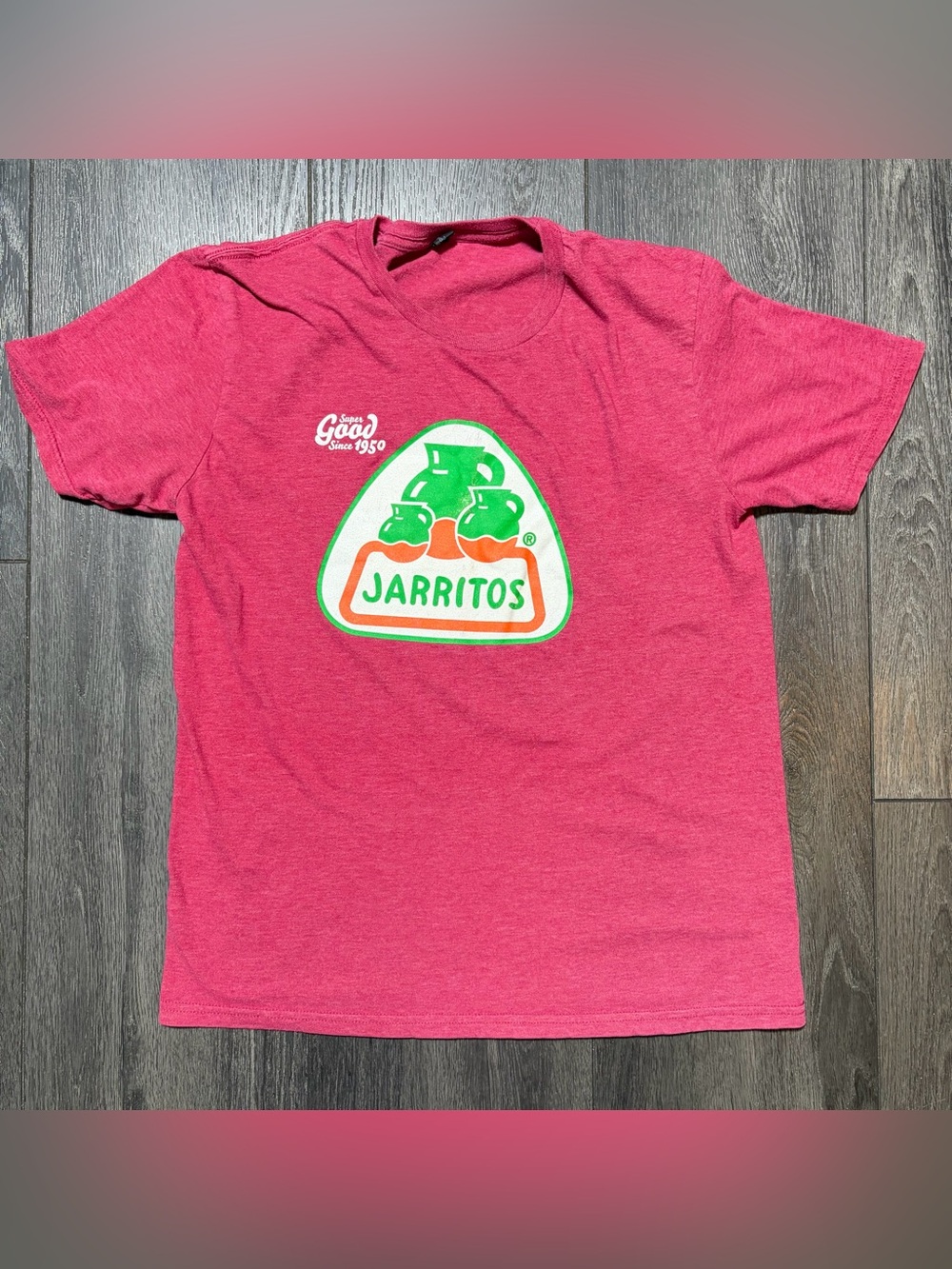 Jarritos Soda Iconic Mexican Soda Pink “Since 1950” Graphic Print T-Shirt M